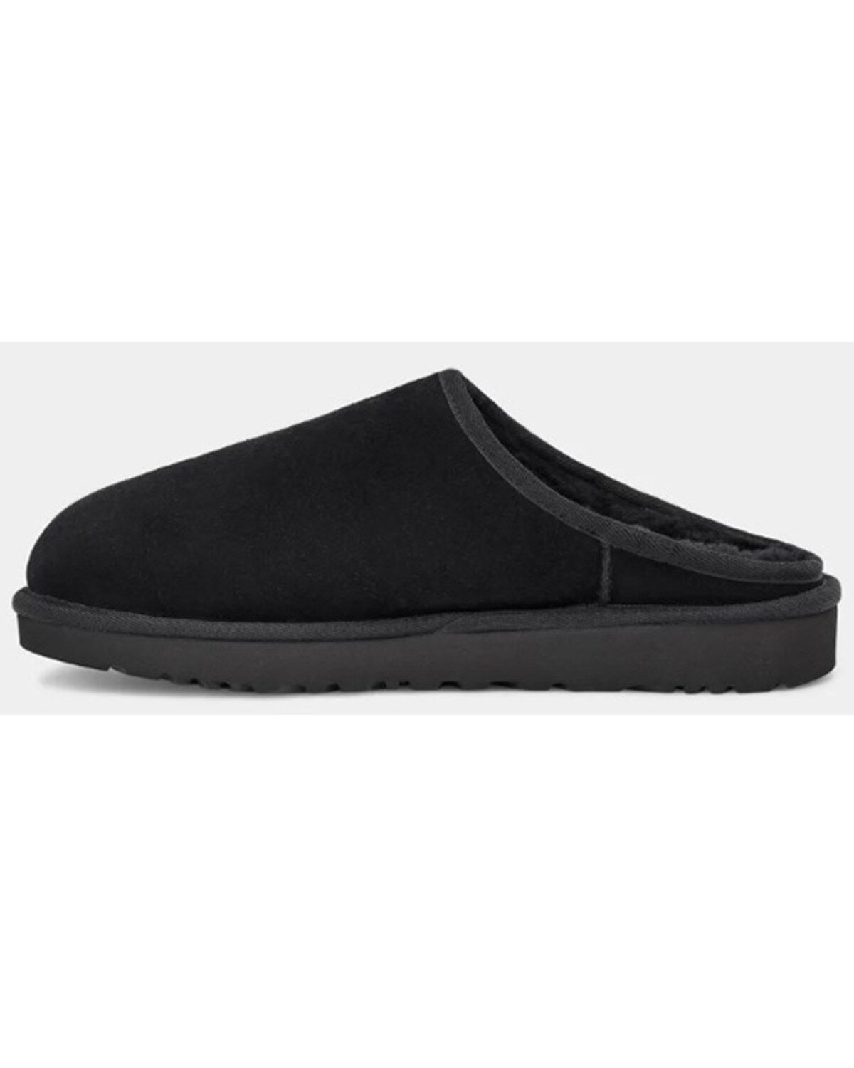 Image #3 - UGG Men's Classic Slip-On Slippers , Black, hi-res