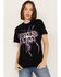 Image #1 - Merch Traffic Women's Brooks & Dunn Lightning Short Sleeve Graphic Tee, Black, hi-res
