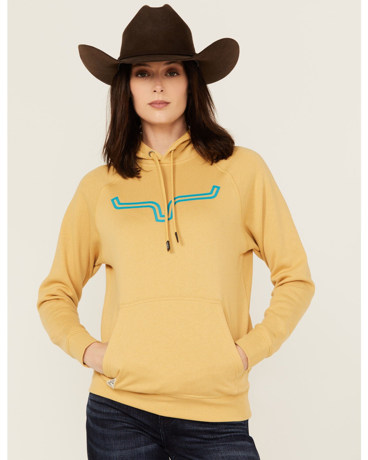 Kimes Ranch Women's Outlier Logo Hoodie, Gold, hi-res