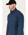 Hawx Men's 1/4 Zip Fleece Pullover, Dark Blue, hi-res