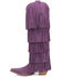 Image #3 - Dingo Women's Wild Child Suede Fringe Tall Western Boots - Snip Toe, , hi-res