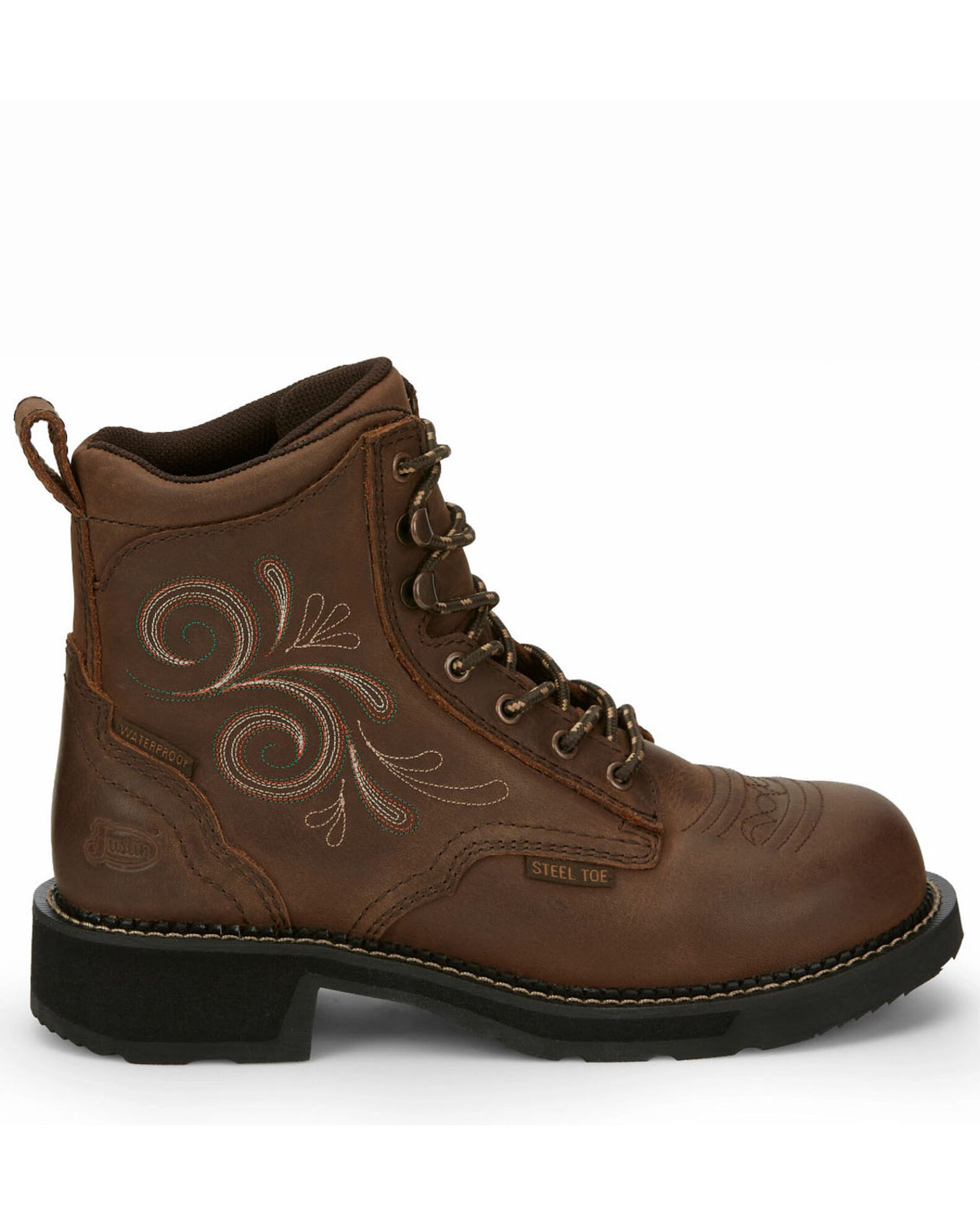 Justin Women s Katerina Waterproof Work Boots Steel Toe Boot Barn