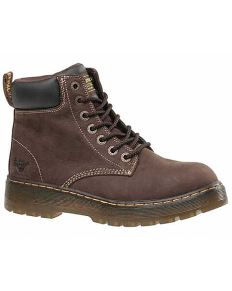 Dr. Martens Winch Ex Wide Work Boots - Steel Toe, Brown, hi-res