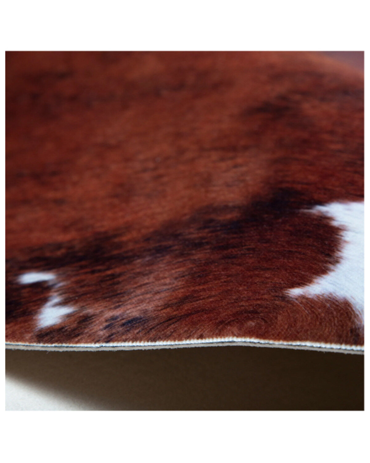 Image #2 - Carstens Home Faux Cowhide Rug, Brown, hi-res
