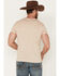 Rock & Roll Denim Men's Dale Brisby Rodeo Time Scenic Short Sleeve Graphic T-Shirt, Taupe, hi-res