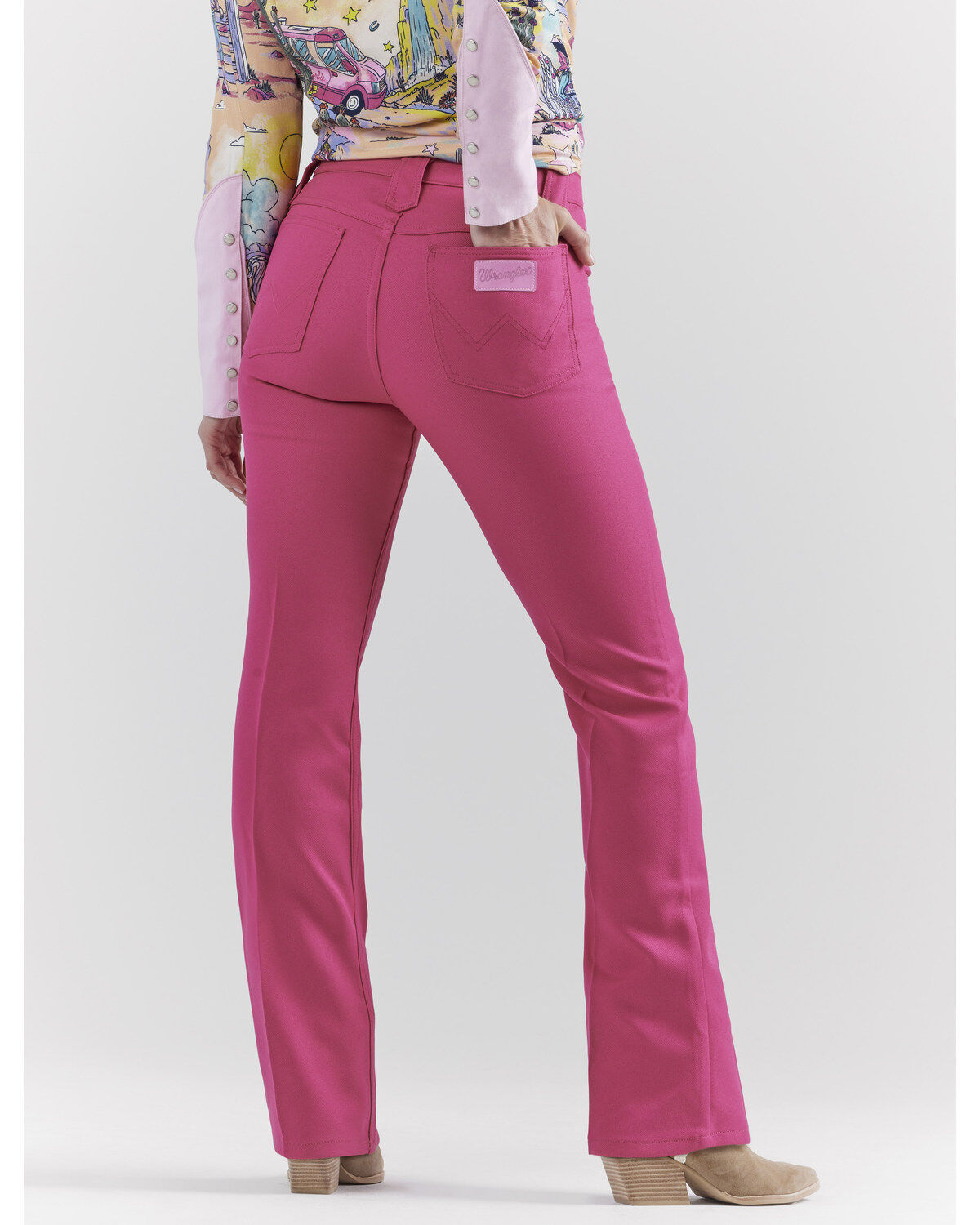 Image #5 - Wrangler® X Barbie™ Women's High Rise Wrancher Jeans, , hi-res