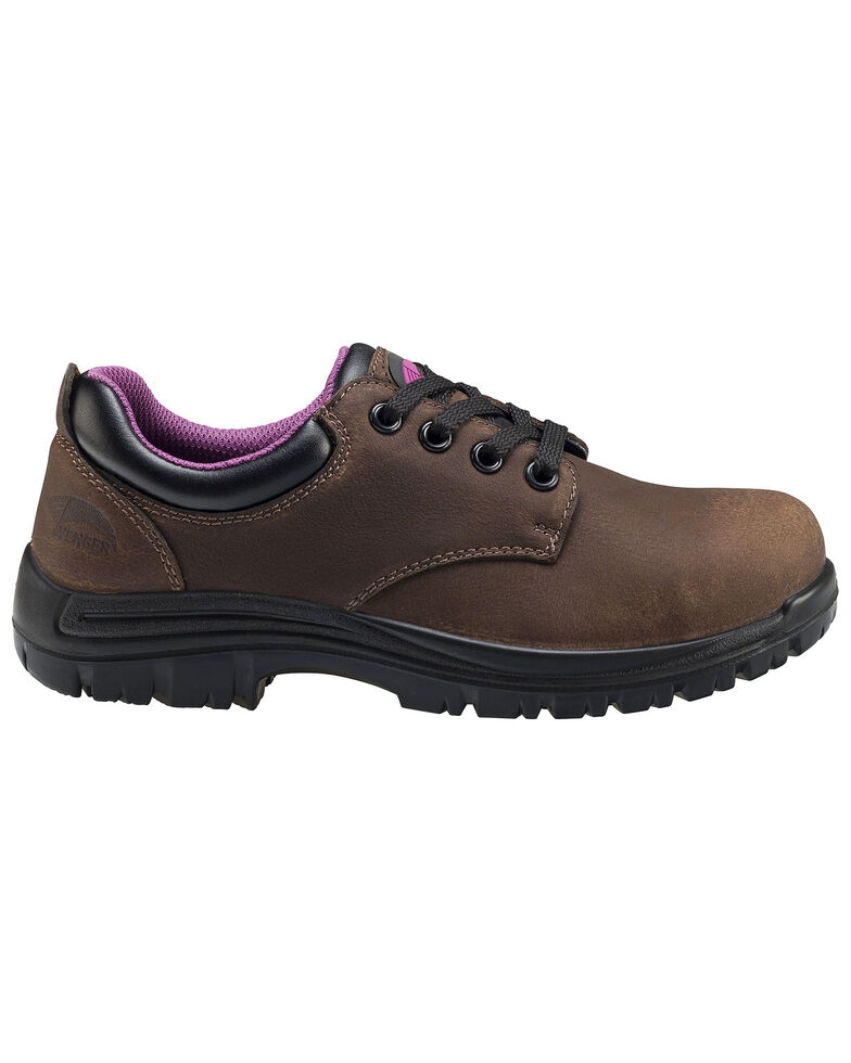 composite toe oxford work shoe