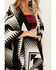 Image #3 - Shyanne Women's Deco Print Blanket Shawl, Black, hi-res