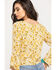 Image #2 - Shyanne Women's Mustard Paisley Patchwork Bell Sleeve Top, , hi-res