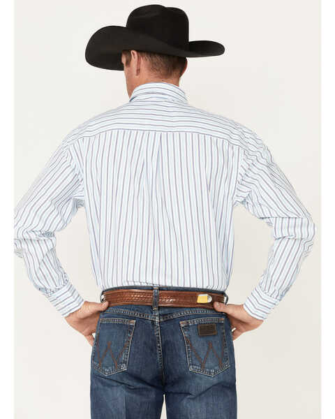 Wrangler Men's George Strait Stripe Long Sleeve Button Down Shirt - Big &  Tall | Boot Barn