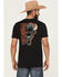 Image #4 - Pendleton Men's Boot Barn Exclusive Bison Head Short Sleeve Graphic T-Shirt, Black, hi-res