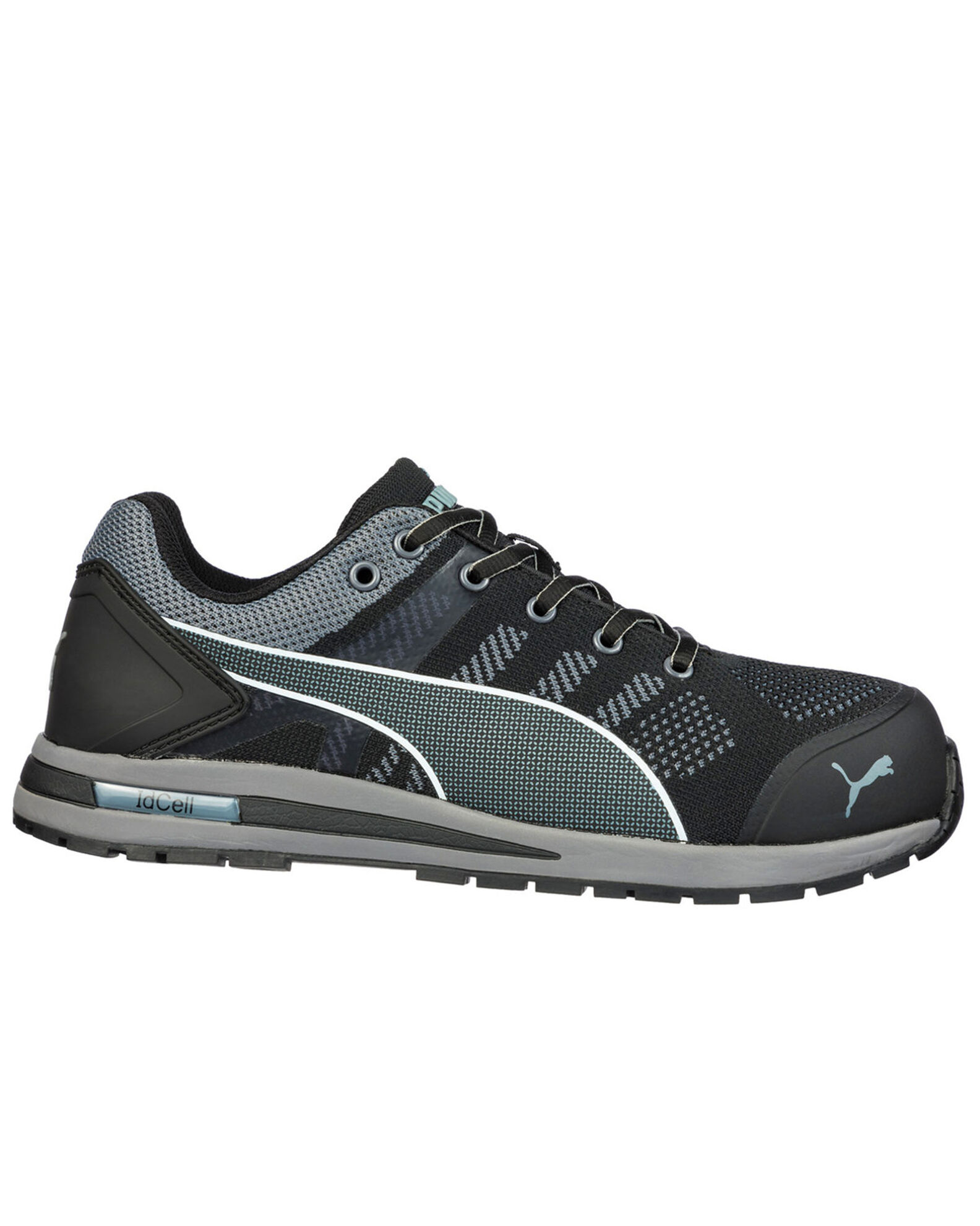 Image #1 - Puma Safety Men's Elevate Wedge Sole Work Shoes - Composite Toe, Black, hi-res