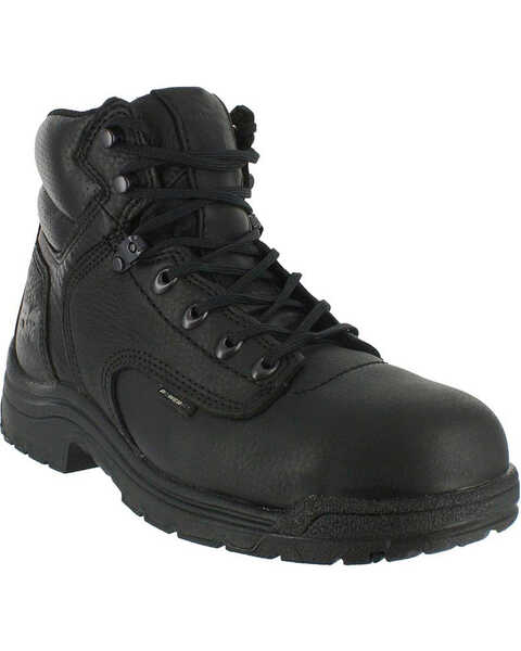 Timberland PRO Men's Titan 6" Work Boots - Alloy Toe , Black, hi-res