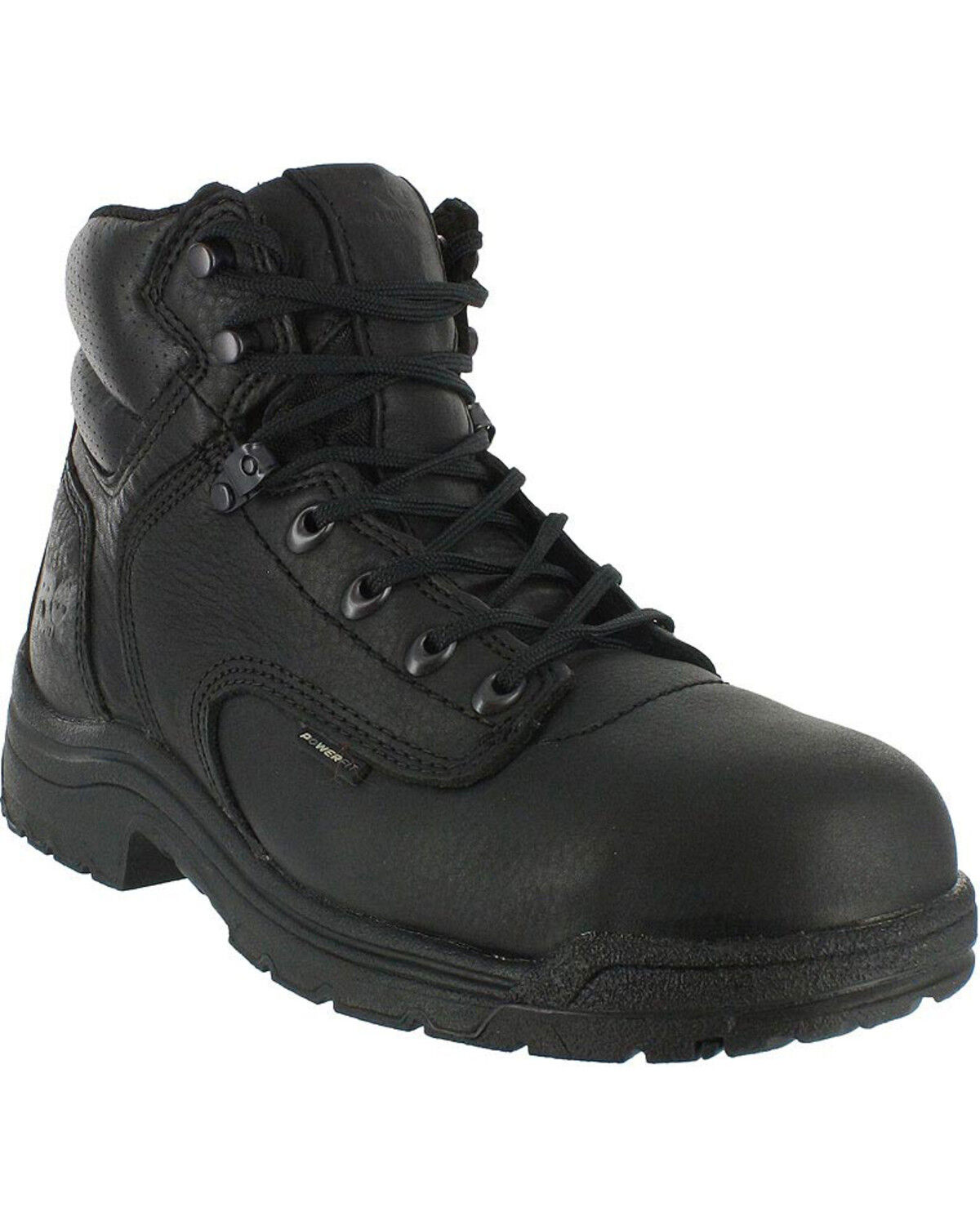 Image #1 - Timberland PRO Men's Titan 6" Work Boots - Alloy Toe, Black, hi-res