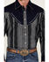 Image #3 - Wrangler Men's Rodeo Ben Striped Long Sleeve Snap Western Shirt , Navy, hi-res