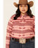 Image #3 - Ariat Women's Adorable Serape Print Long Sleeve Snap Western Core Shirt - Plus, , hi-res