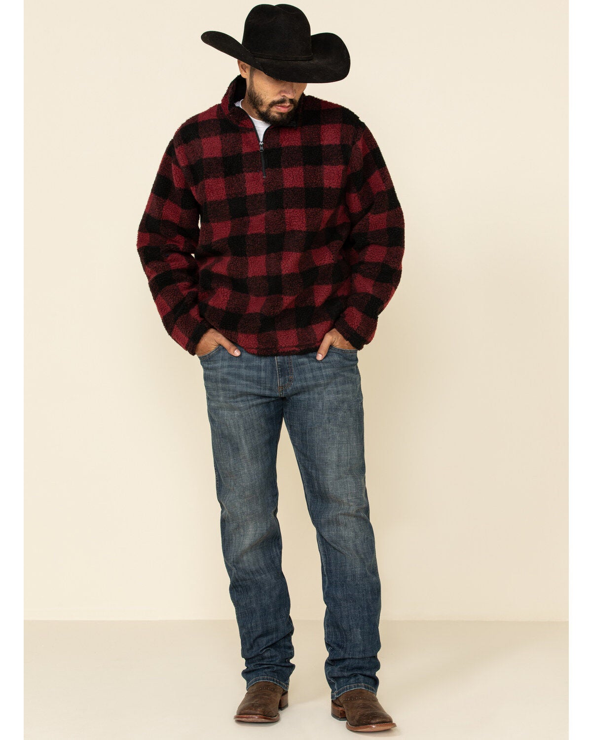 men's buffalo plaid pullover