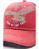 Cody James Men's Land Of The Free Embroidered Mesh-Back Ball Cap , Red, hi-res