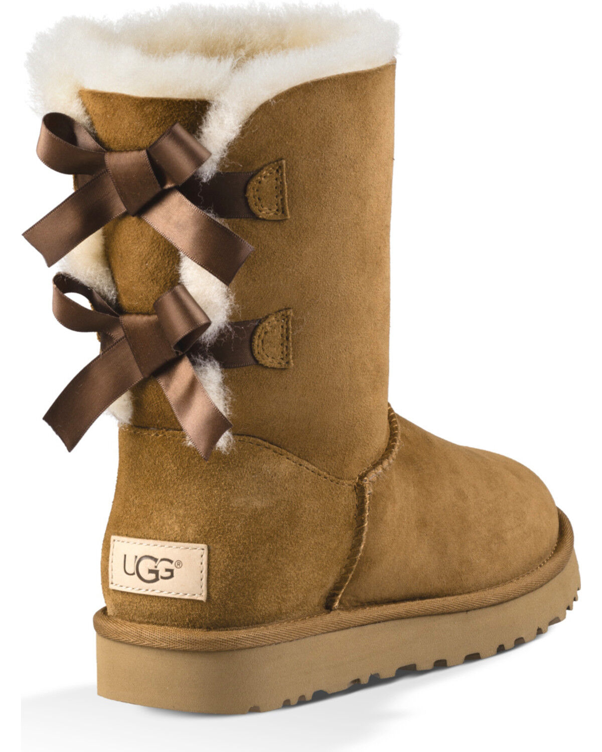 UGG Women's Bailey Bow Ii Boots, Chestnut, 8 M