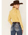 Image #3 - Kimes Ranch Women's Kaycee Denim Long Sleeve Pearl Snap Western Core Shirt, Camel, hi-res