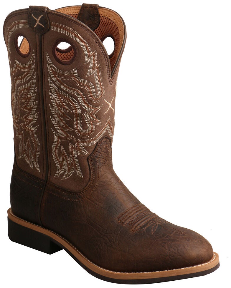 Twisted X Men's Buckle Top Western Boots - Round Toe ...