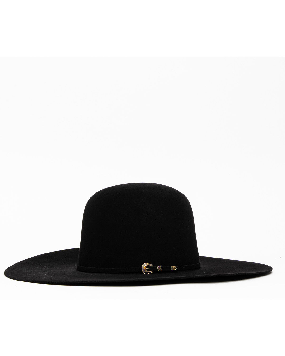 rodeo king black felt hat