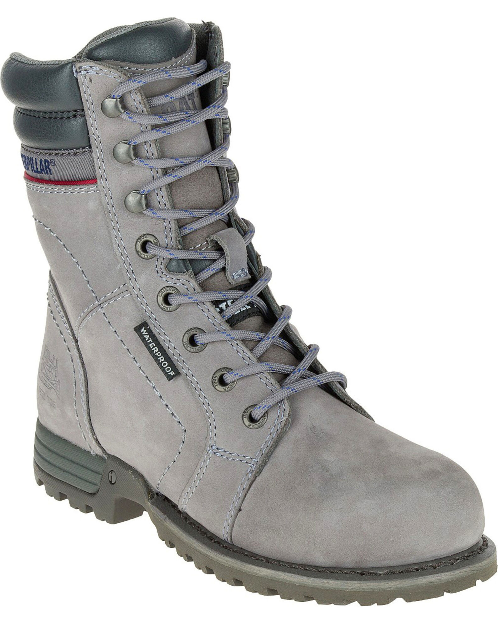 Cat steel toe cheap boots womens