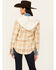 Image #4 - Kimes Ranch Delano Plaid Print Hooded Flannel Jacket, Mustard, hi-res