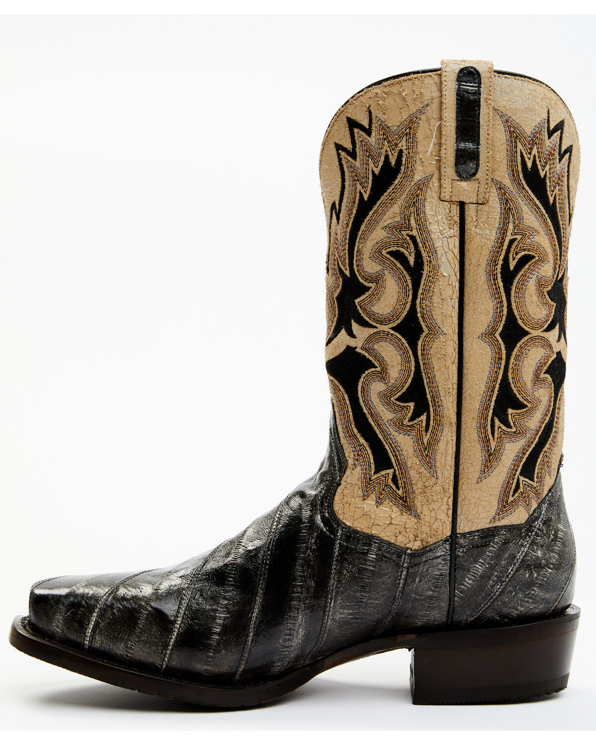 Image #3 - Dan Post Men's Exotic Eel Western Boots - Square Toe, , hi-res