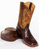 Image #5 - Cody James Men's Ostrich Tobacco Exotic Boots - Wide Square Toe , , hi-res