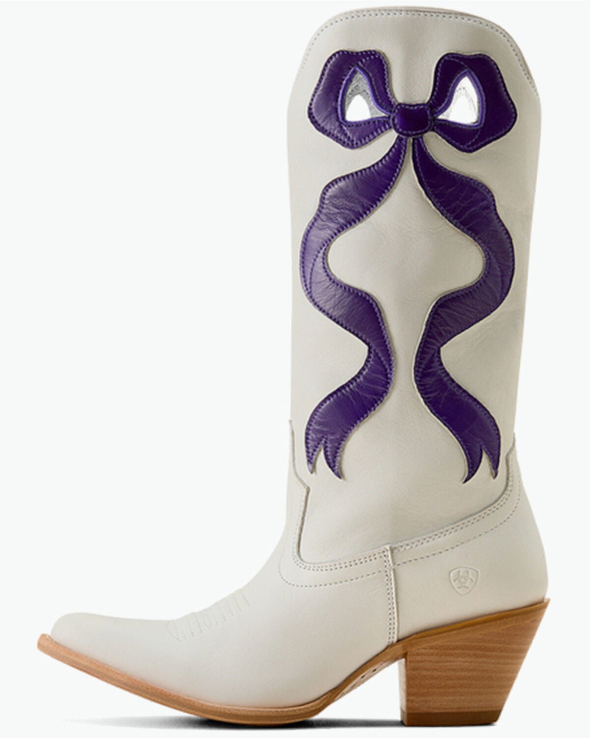 Image #2 - Ariat Women's Beaux Western Boots - Round Toe, White, hi-res