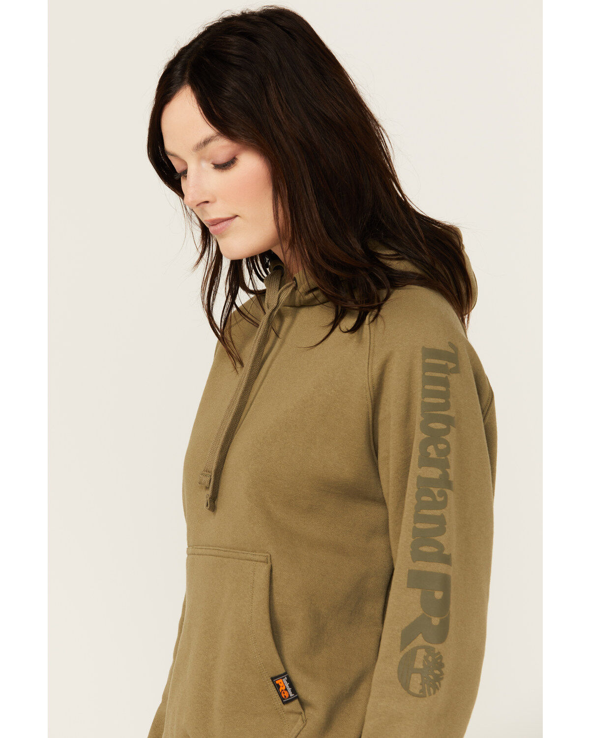 Image #2 - Timberland Women's Honcho Sport Hooded Sweatshirt, Green, hi-res