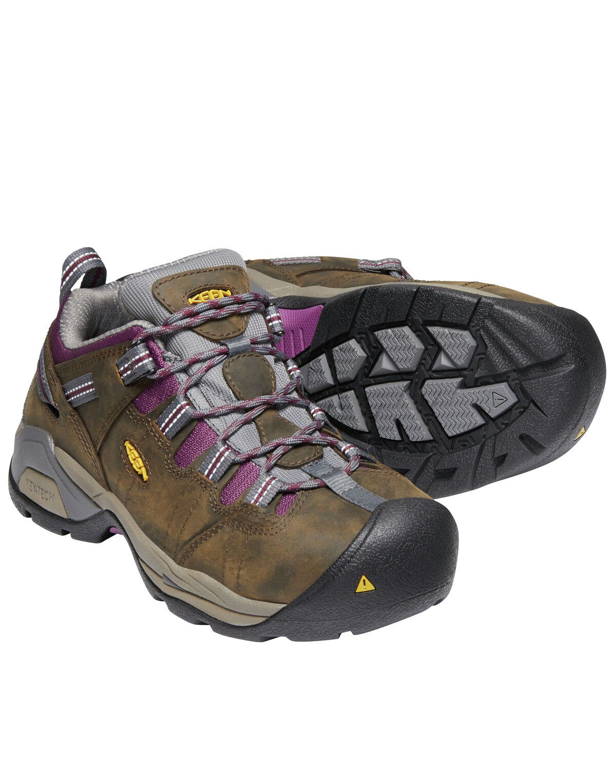 Image #5 - Keen Women's Brown Detroit XT Waterproof Work Boots - Steel Toe, , hi-res