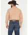 Image #4 - Ariat Men's Burnis Geo Print Long Sleeve Button-Down Western Shirt, Tan, hi-res