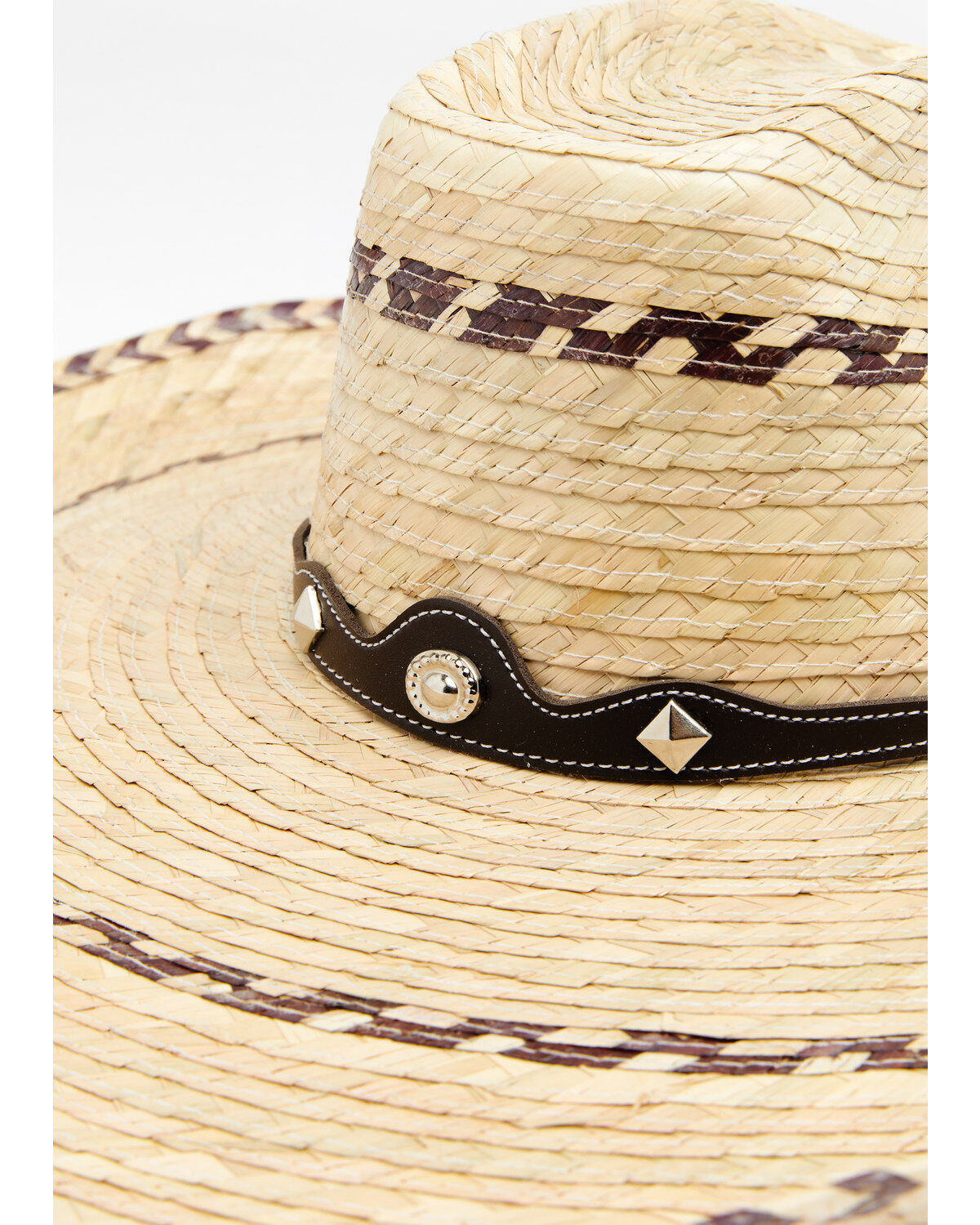 Image #2 - Cody James Pinto Straw Western Fashion Hat, Natural, hi-res