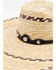 Image #2 - Cody James Pinto Straw Western Fashion Hat, Natural, hi-res