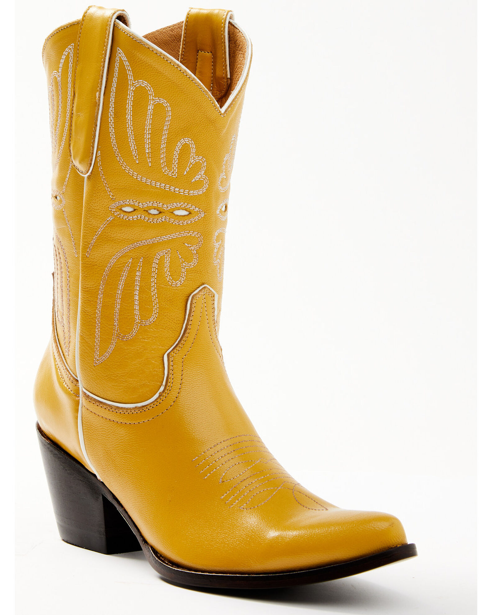 Womens discount yellow booties