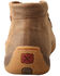Twisted X Men's Exotic Full-Quill Ostrich Skin Casual Shoes - Moc Toe, Tan, hi-res