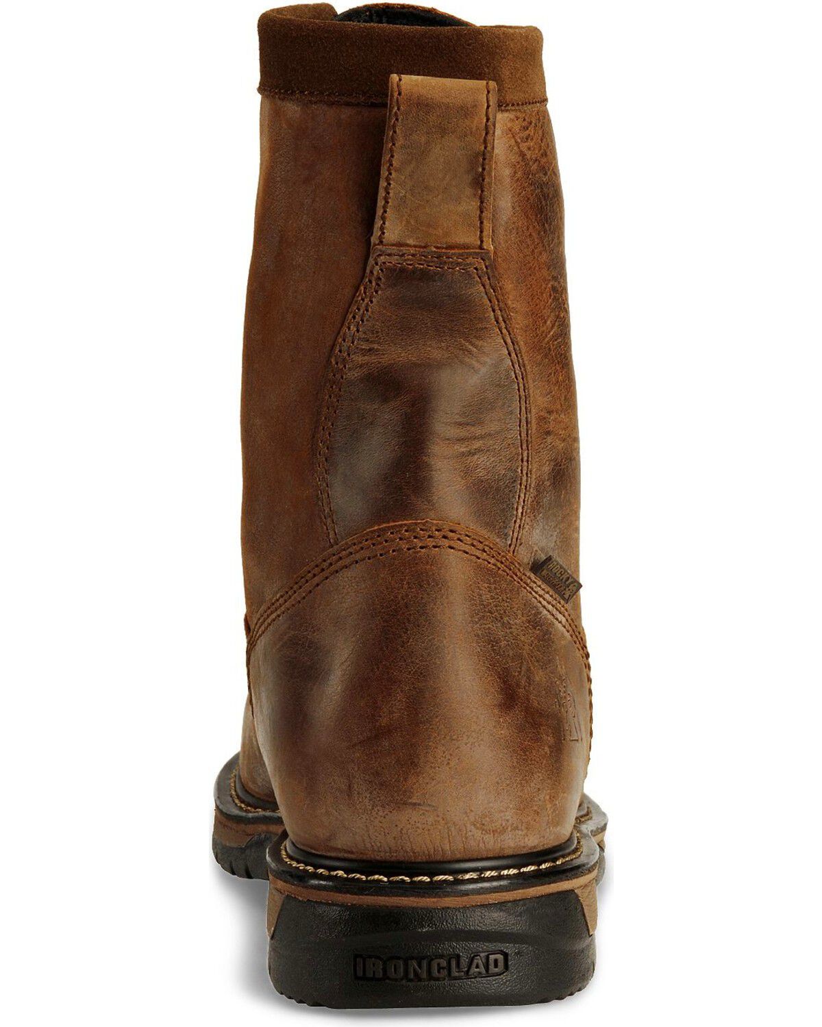 Image #7 - Rocky Men's Iron Clad Work Boots, Copper, hi-res