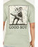 Image #4 - Buckwear Men's Good Boy Shed Fetch Short Sleeve Graphic T-Shirt - Big, Sage, hi-res