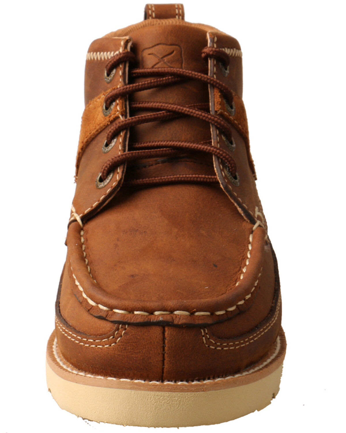 Image #5 - Twisted X Boys' Wedge Sole Moc Boots - Soft Toe, Brown, hi-res