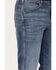 Wrangler Men's 88MWZ Retro Sawdust Medium Wash Slim Straight Denim Jeans, Dark Medium Wash, hi-res