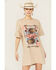 Image #2 - Girl Dangerous Women's Sun Queen T-Shirt Mini Dress, Natural, hi-res