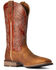 Ariat Men's Everlite Go Getter Western Boots - Broad Square Toe, Brown, hi-res