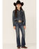 Ariat Girls' REAL Marley Trouser Bootcut Jeans - Slim, Blue, hi-res