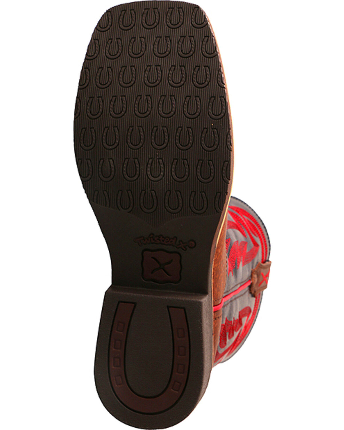 Image #5 - Hooey by Twisted X Youth Boys' Brown with Red Embroidery Boots - Square Toe , , hi-res