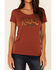 Image #3 - Idyllwind Women's Rodeo Rebel Graphic Short Sleeve Trustie Tee, Rust Copper, hi-res