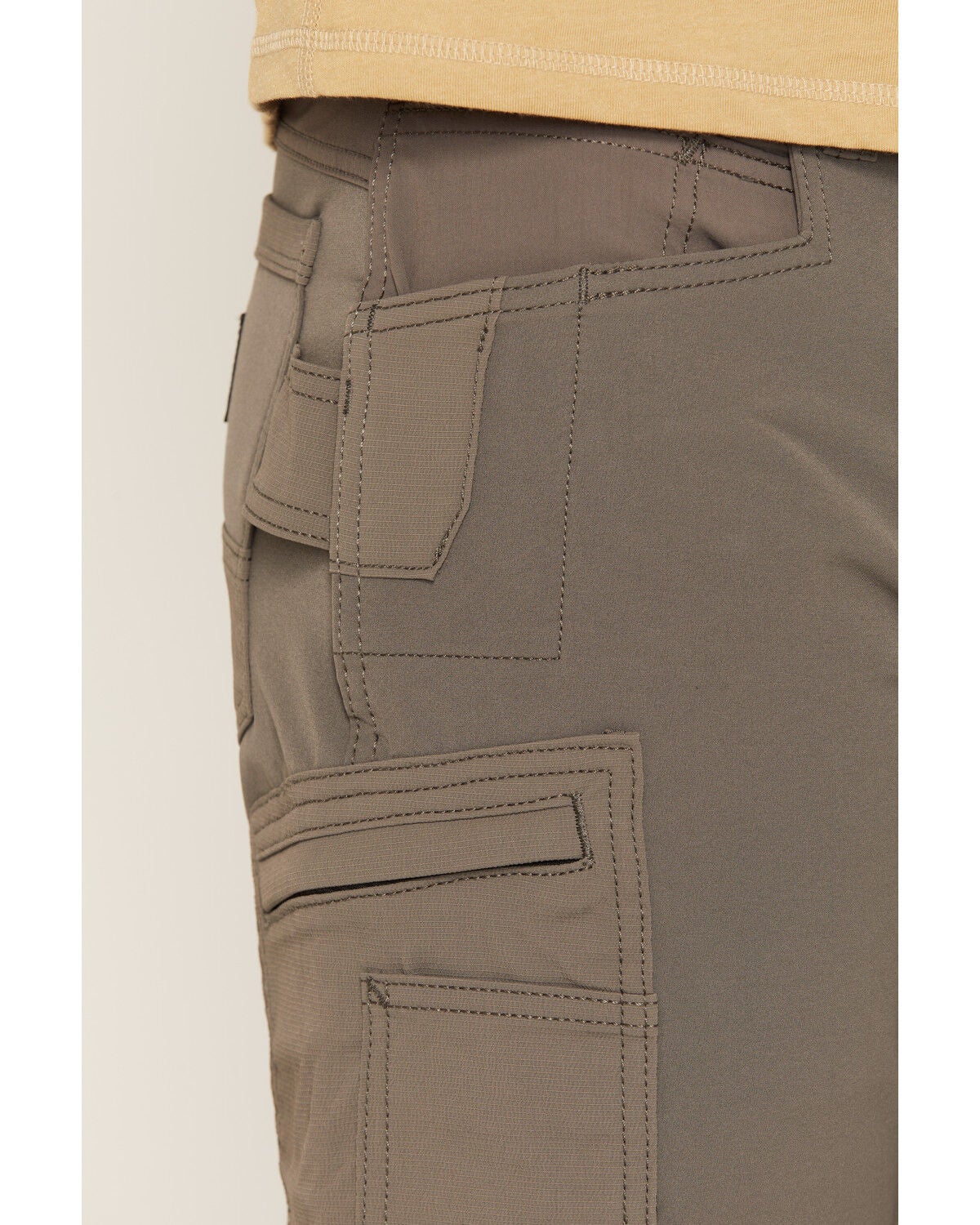 Image #2 - Carhartt Men's Steel Rugged Flex&reg; Mid Rise Relaxed Straight Double Weave Work Pants, Charcoal, hi-res