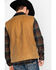 Image #3 - Outback Trading Co. Men's Sawbuck Oilskin Zip-Up Vest, Tan, hi-res