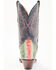 Dan Post Women's Exotic Watersnake Skin Western Boots - Square Toe, Green, hi-res